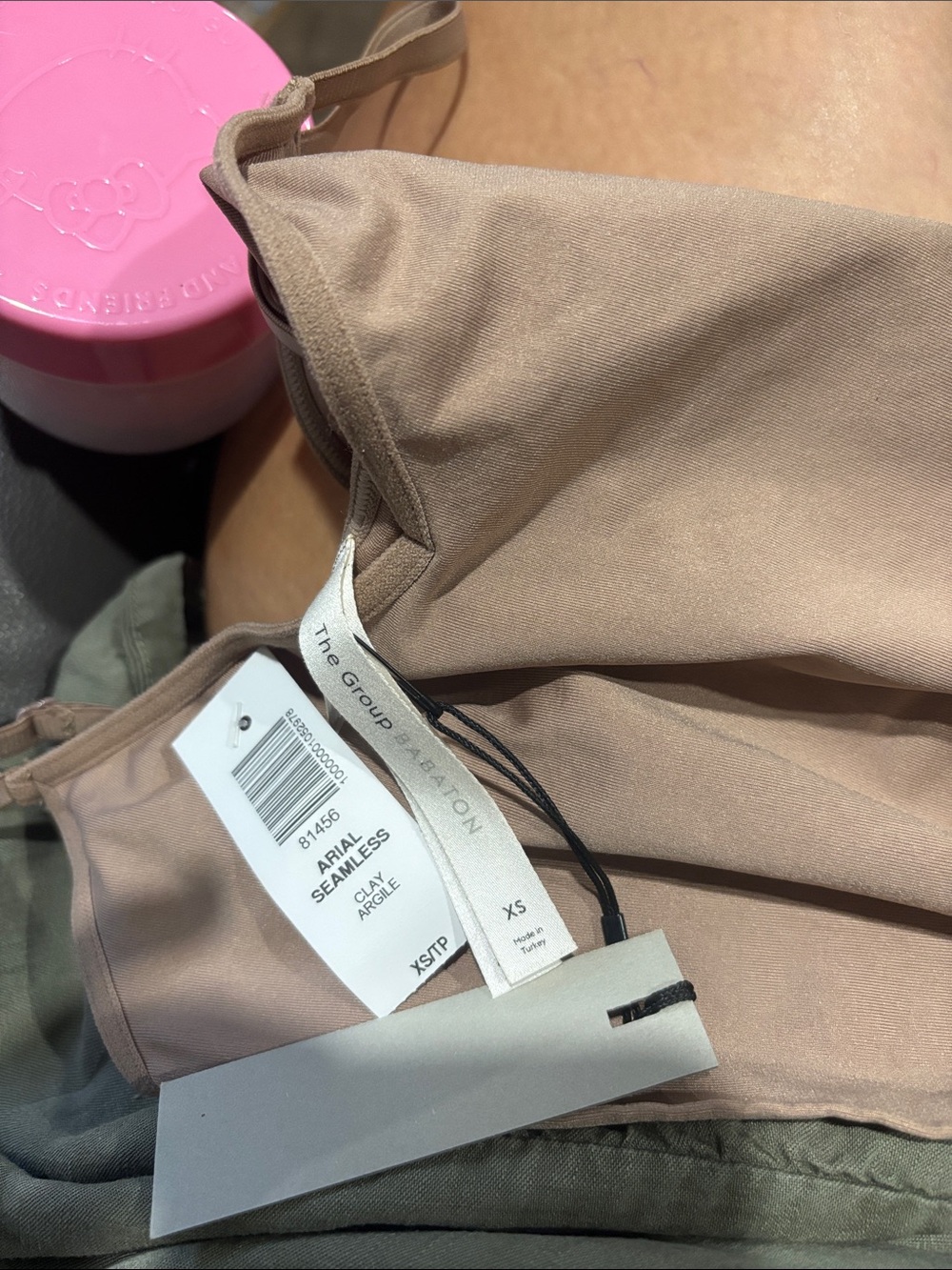 NWT Aritzia Babaton Arial Seamless Romper Clay XS